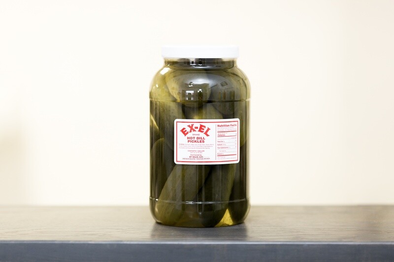 Hot Whole Dill Pickles