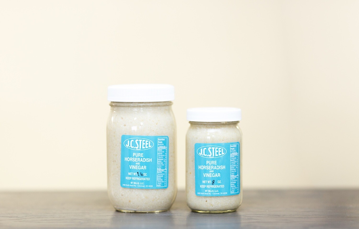 Pure Horseradish with Vinegar
(Curbside or In store pickup only, cannot be shipped at this time) Pure Horseradish with Vinegar
(Curbside or In store pickup only, cannot be shipped at this time)