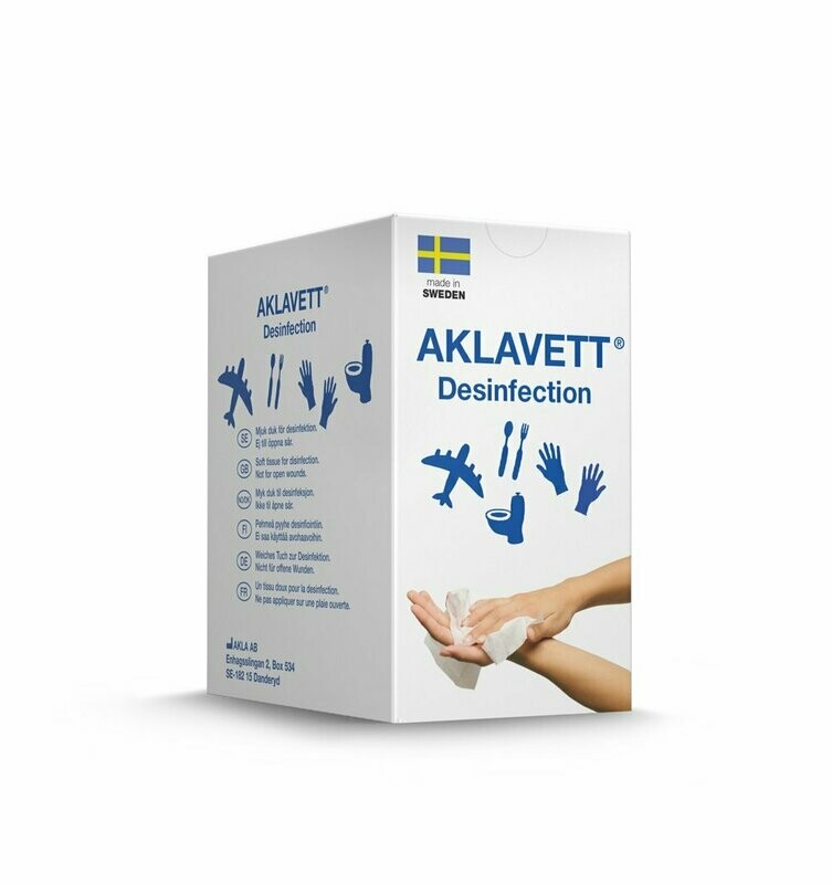 AKLAVETT DESINFEKTIONSDUK, 20 st