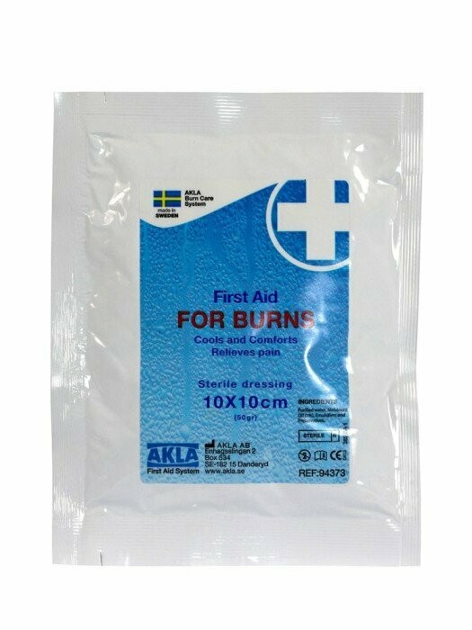 Brännskadekompress 10x10cm 50g gel