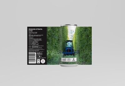 Mission Strata CY21 | DIPA (Indie Hops + Loughran Brew Stories Collab.) | ABV 8.5% | 1 x 440ml Can