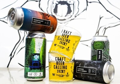 The Official CBC21 Pack | 4 x 440ml Cans + 2 x Commemorative Glasses