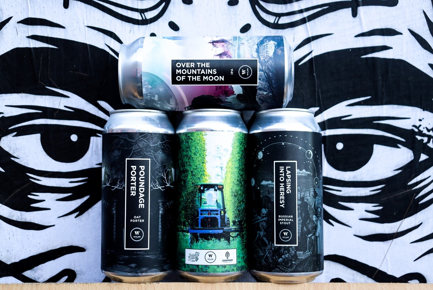 The TRYLAM Four Pack | 4 x 440ml Cans + 1 Free Glass