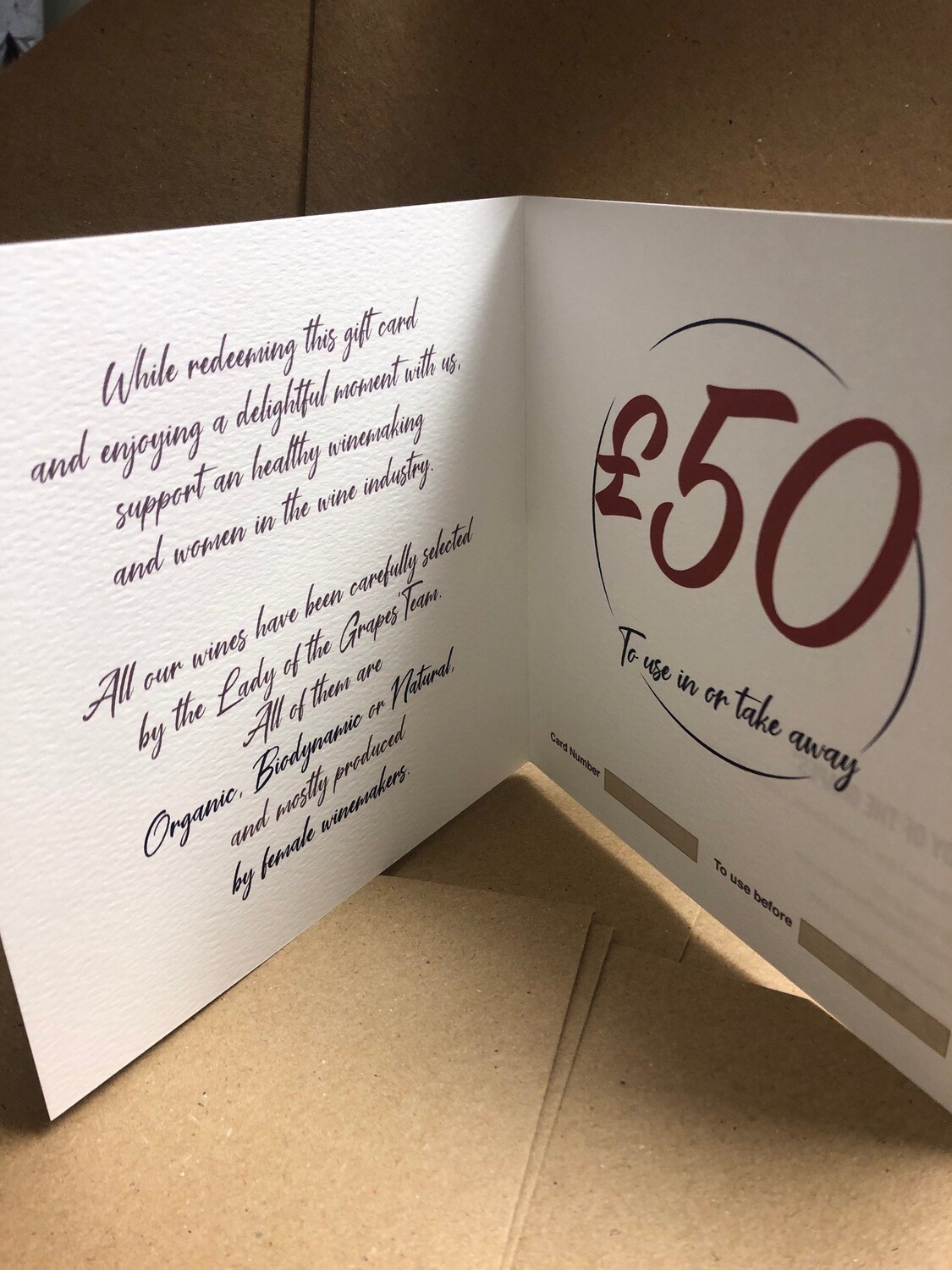 £50 Gift Card