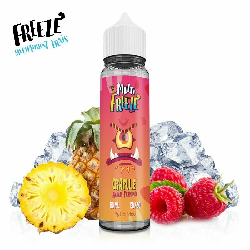 flacon saveur-fruitée frais 50ml FREEZE CRAPULE - Liquidéo
