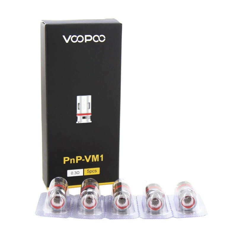 Résistances PNP "Drag X" Voopoo : boîte de 5 résistances