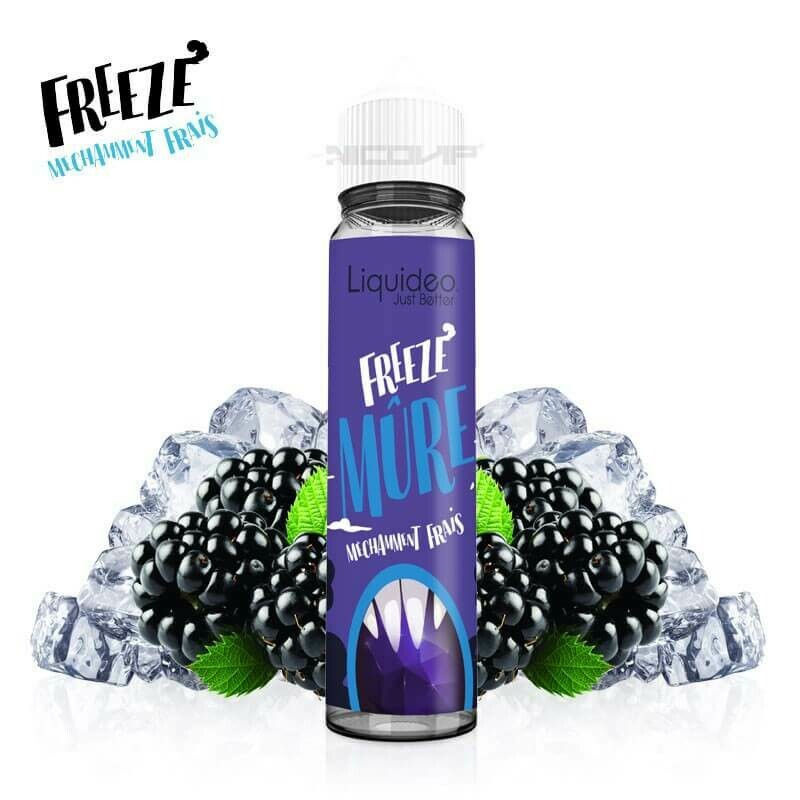 flacon saveur-fruitée frais 50ml FREEZE MÛRE - Liquidéo
