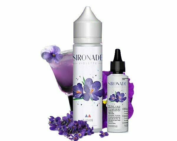 flacon saveur-fruitée 60ml SIRONADE VIOLETTE - petit nuage