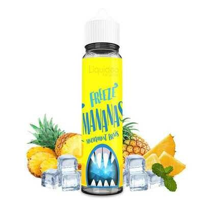 flacon saveur-fruitée frais 50ml FREEZE MANANAS - Liquidéo