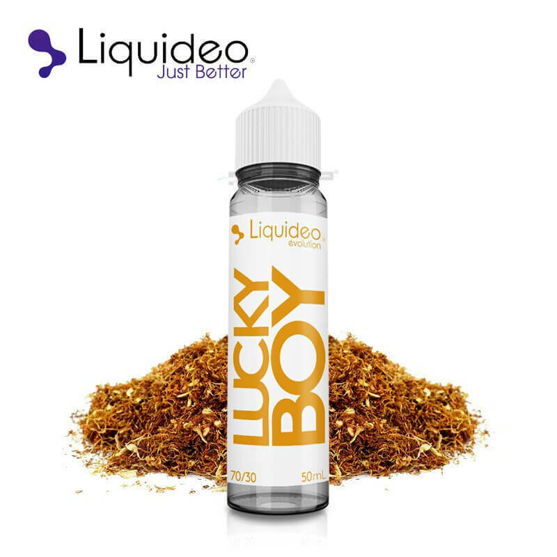 flacon saveur-tabac 50ml LUCKY BOY- Liquidéo