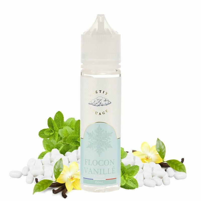 flacon saveur-menthe 60ml FLOCON VANILLE - Petit Nuage