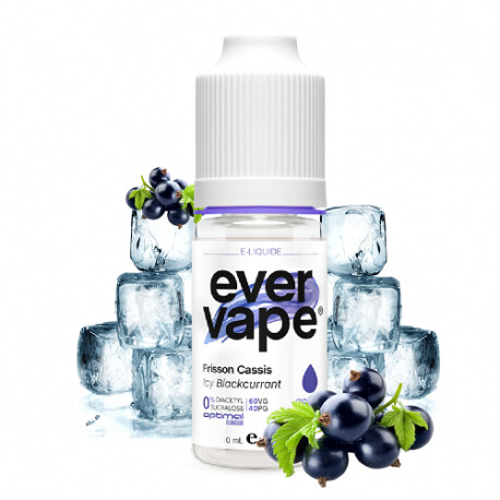 e-liquide saveur-fruitée frais 10ml FRISSON CASSIS - Ever Vape