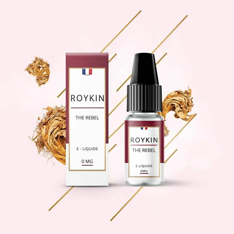 e-liquide saveur-tabac 10ml REBEL - Roykin