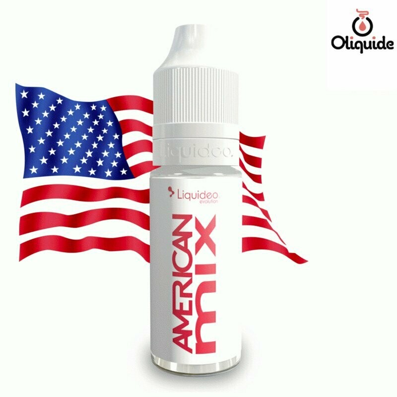 e-liquide saveur-tabac 10ml AMERICAN MIX - Liquidéo