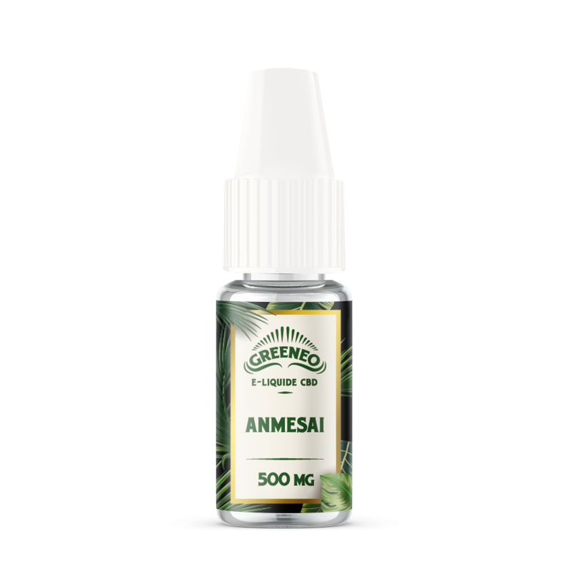 E-liquide CBD Anmesai 500mg - 10ml - Greeneo -vente  Uniquement en magasin