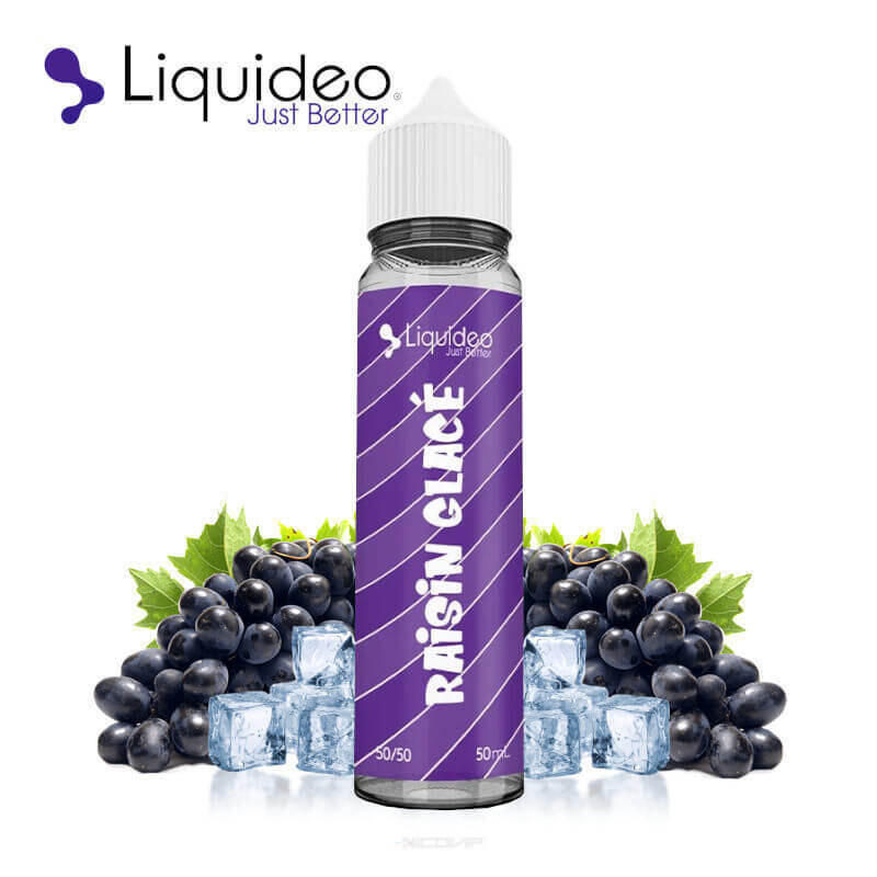 Flacon saveur fruité frais 50 ml- Raisin Glacé - Liquideo
