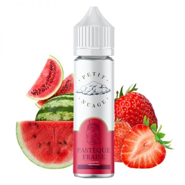flacon saveur fruité 60ml - Pastèque Fraise - Petit Nuage