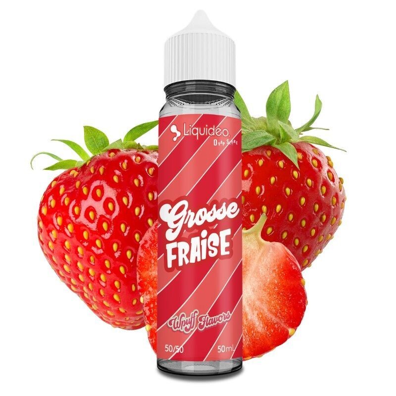 flacon saveur-fruité 50 ml GROSSE FRAISE- Liquideo