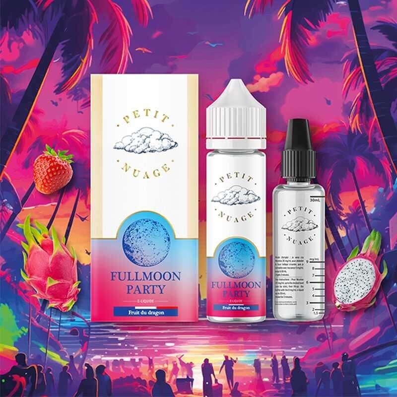 Flacon saveur - fruité 60ml - Fullmoon party - Petit nuage