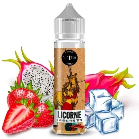 Flacon saveur - fruitée - Licorne - 50 ml Curieux