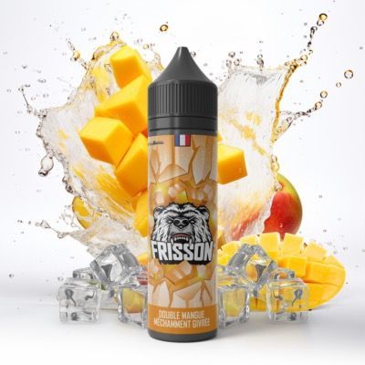 Flacon saveur - fruitée frais Frisson Double mangue 50ml - bobble