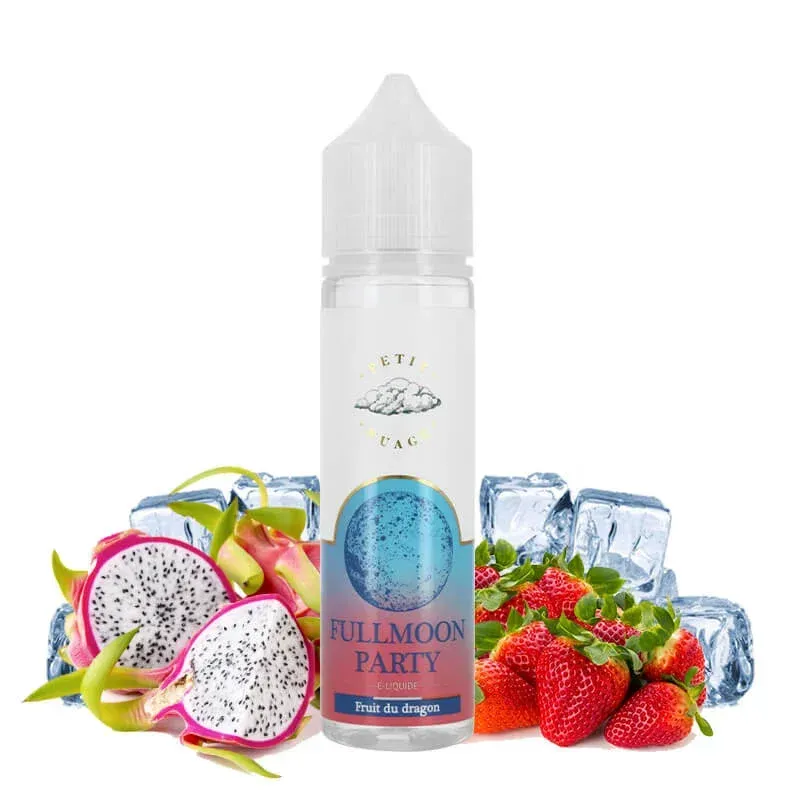 Flacon saveur - fruité 50ml - Fullmoon party - Petit nuage Flacon saveur - fruité 50ml - Fullmoon party - Petit nuage