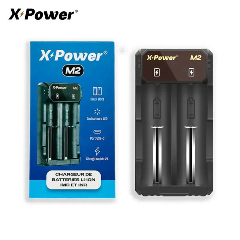 Chargeur double accus de cigarette électronique - Xpower M2