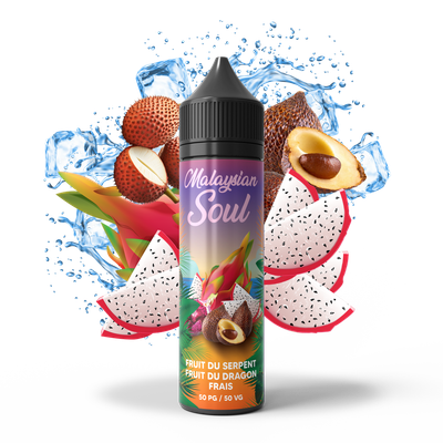 Flacon saveur fruité frais - Malaysian Soul Fruit du dragon fruit du serpent 50ml - bobble Flacon saveur fruité frais - Malaysian Soul Fruit du dragon fruit du serpent 50ml - bobble