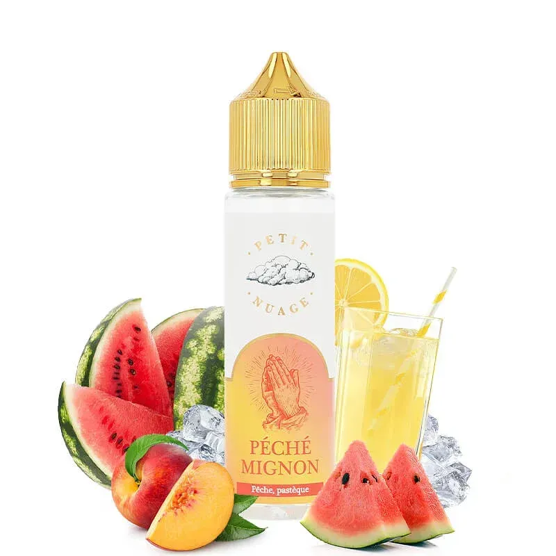 Flacon saveur-fruitée Péché Mignon 50ml - Petit Nuage