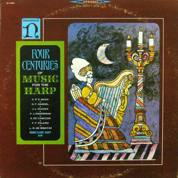 Jamet, Marie-Claire "Four Centuries Of Music For The Harp" EX+ 1966