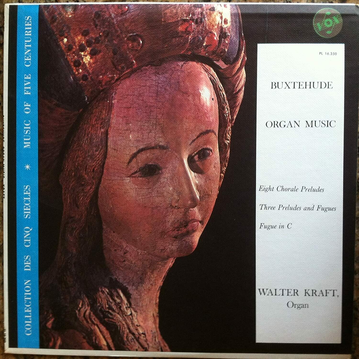 Walter Kraft "Buxtehude Organ Music" EX+ 1965