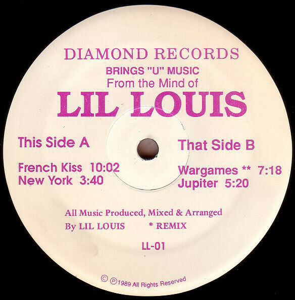 Lil Louis "French Kiss" {12"} VG 1989
