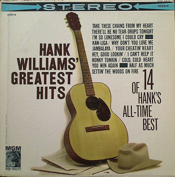 Hank Williams &quot;Hank Williams&#39; Greatest Hits&quot; VG 1961