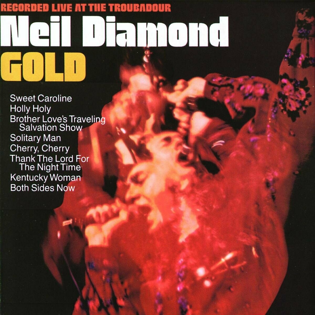 Neil Diamond &quot;Gold: Recorded Live...&quot; EX+ 1970