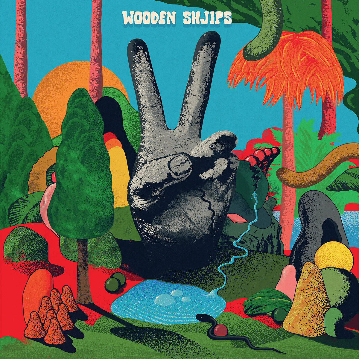 Wooden Shjips "V." *Opaque Red Vinyl*