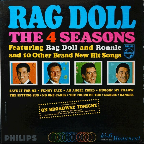The Four Seasons "Rag Doll" VG+ 1964 *MONO*