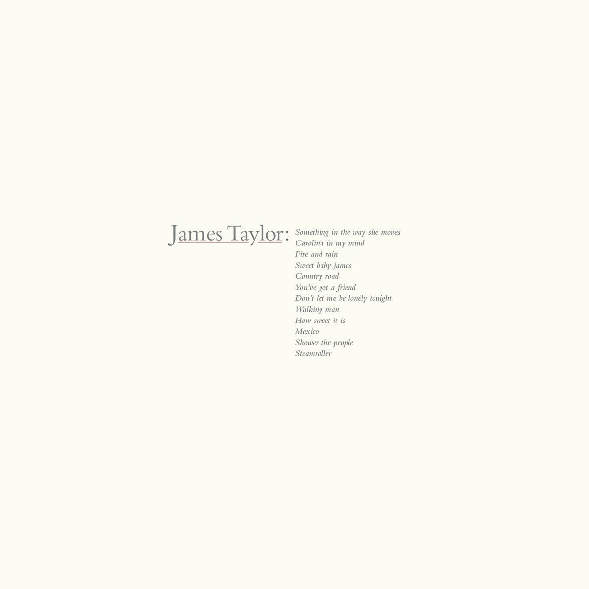 James Taylor &quot;Greatest Hits&quot; 