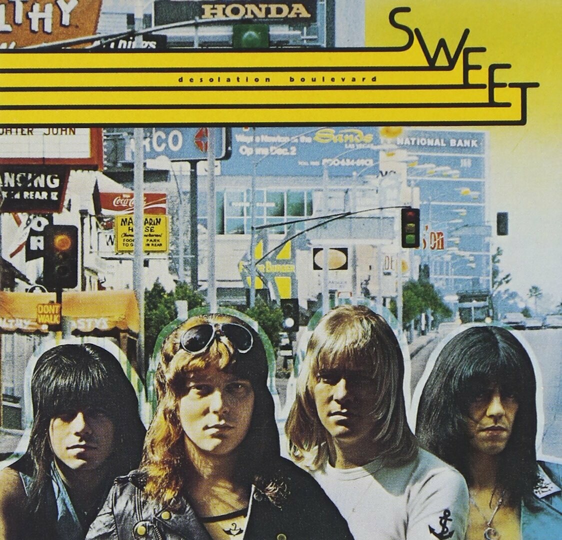 Sweet &quot;Desolation Boulevard&quot; VG+ 1975 
