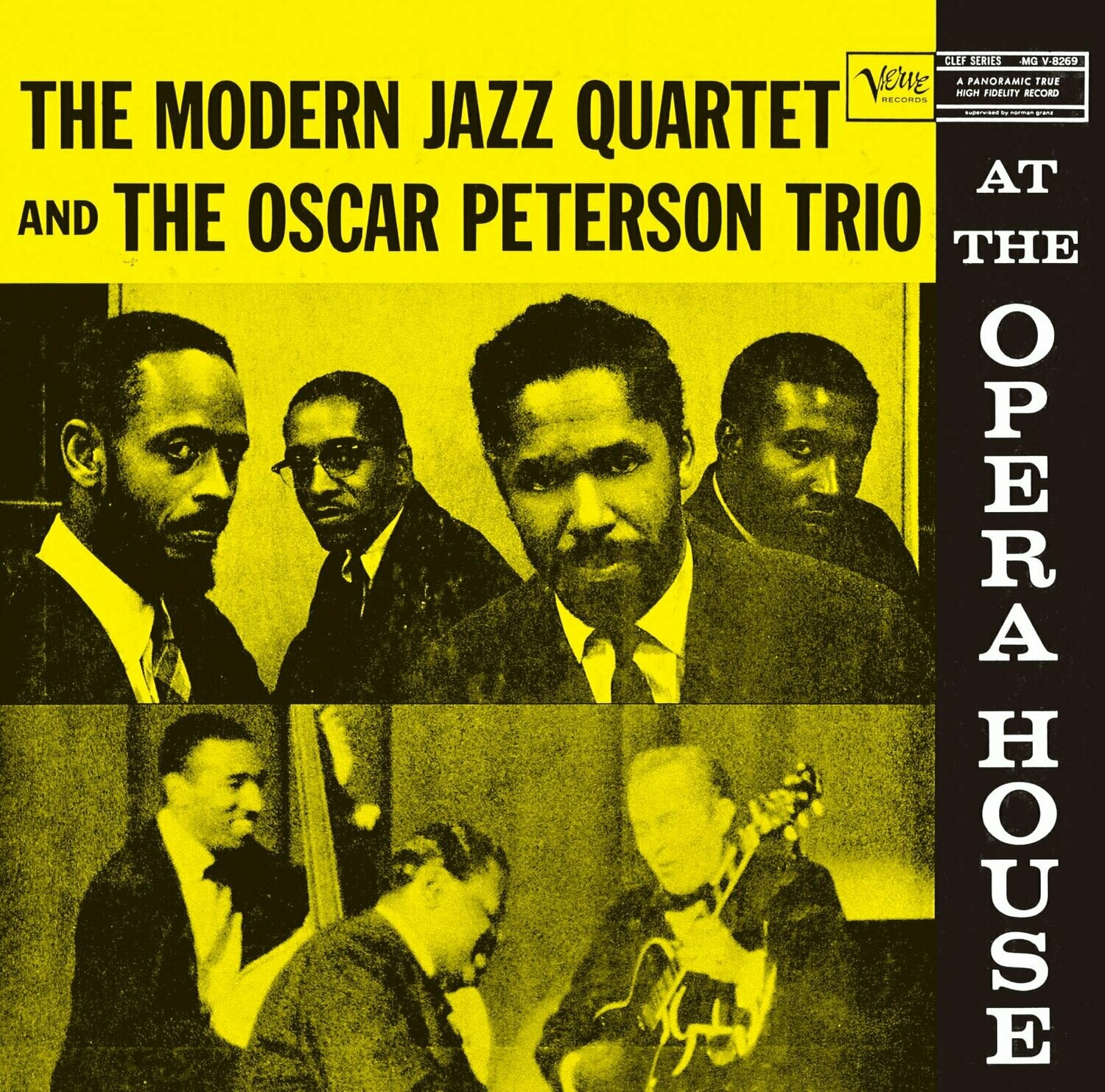 The Modern Jazz Quartet & The Oscar Peterson Trio "At The Opera House" VG 1957 *MONO*