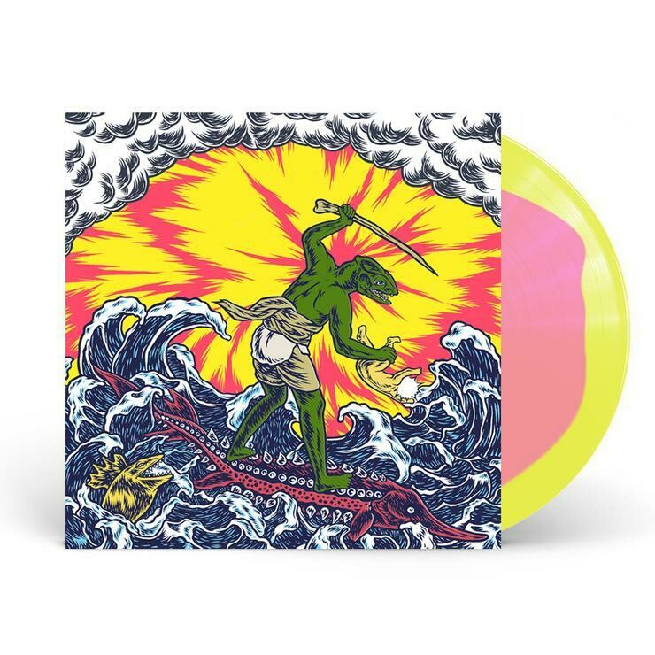 King Gizzard & The Lizard Wizard "Teenage Gizzard" *Lizard Eyes Pink & Yellow Color Vinyl*