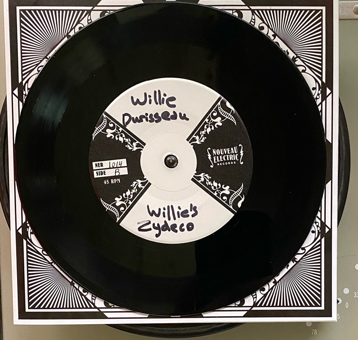 Willie Durisseau "Blues à Durisseau / Willie’s Zydeco" *45* 2021