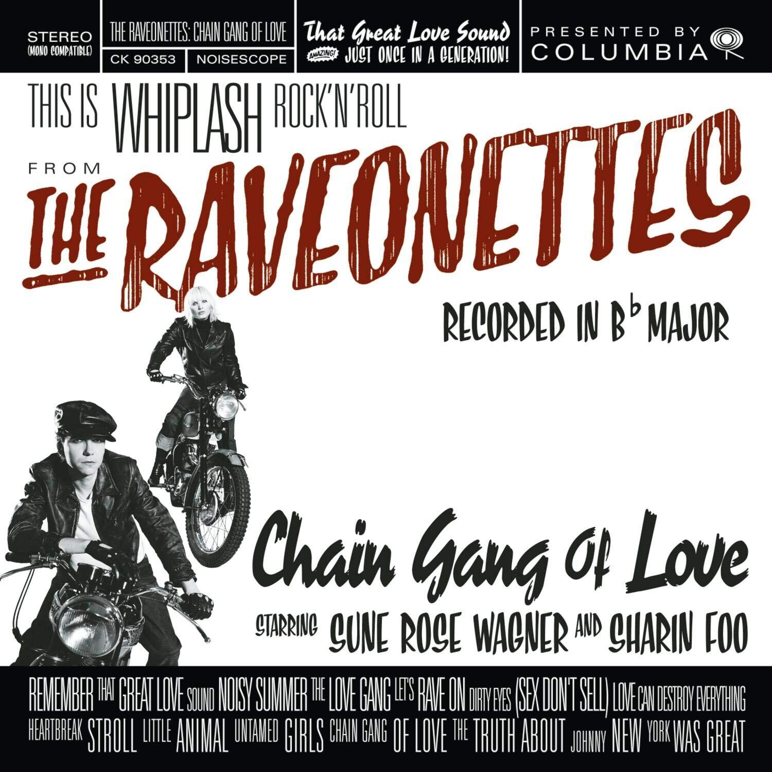 The Raveonettes "Chain Gang Of Love" Ltd. Ed. on Translucent Red Vinyl