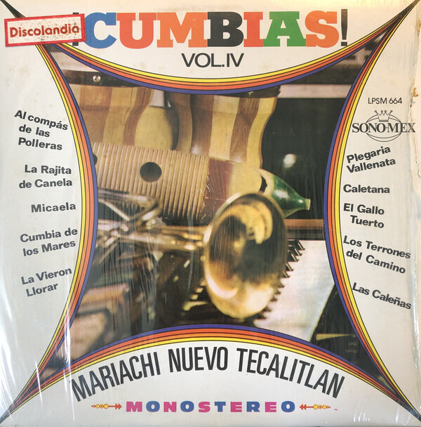 {DSCGS} Mariachi Nuevo Tecalitlan ‎&quot;¡Cumbias! Vol. IV&quot; NM- 1979