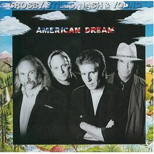 Crosby, Stills, Nash & Young "American Dream" EX+ 1988