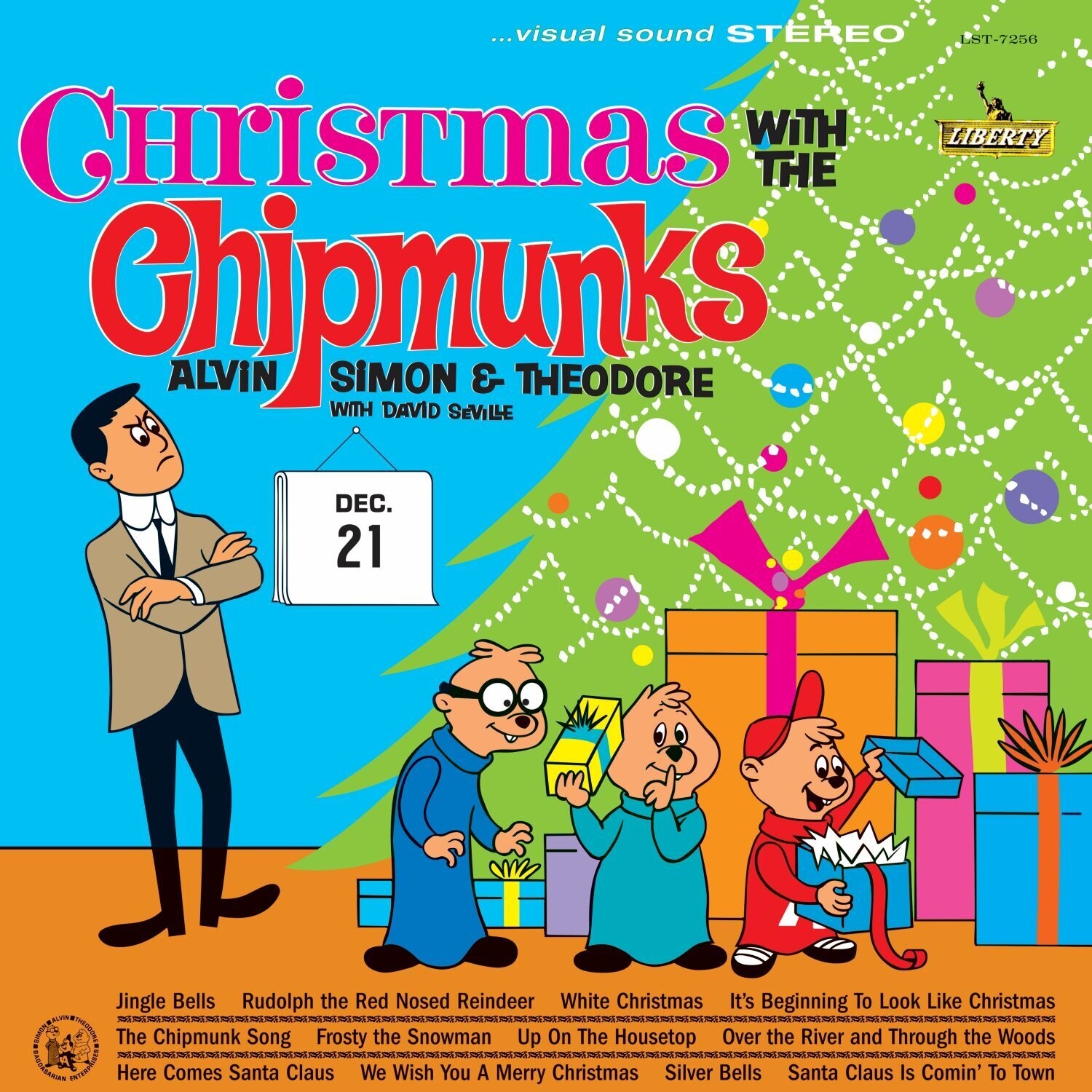 The Chipmunks "Christmas With..." VG+ 1962/re.1974