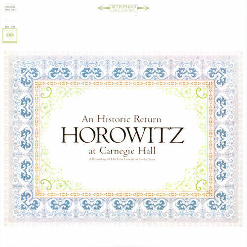 Vladimir Horowitz "An Historic Return At Carnegie Hall" EX+ 1965
