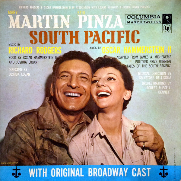 Rodgers & Hammerstein "South Pacific" EX+ 1958