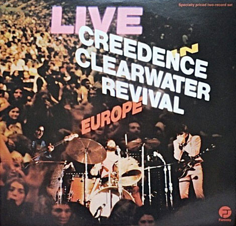 Creedence Clearwater Revival "Live In Europe" EX+ 1973 {2xLPs!}