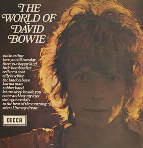 David Bowie "The World Of..." VG- 1973 *UK press*