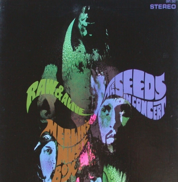 The Seeds &quot;Raw &amp; Alive In Concert...&quot; NM- 1968/re.1979